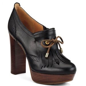 Sperry Limited Edition McKenna Black Leather Heels
